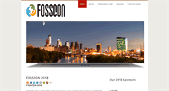 Desktop Screenshot of fosscon.org