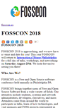 Mobile Screenshot of fosscon.org